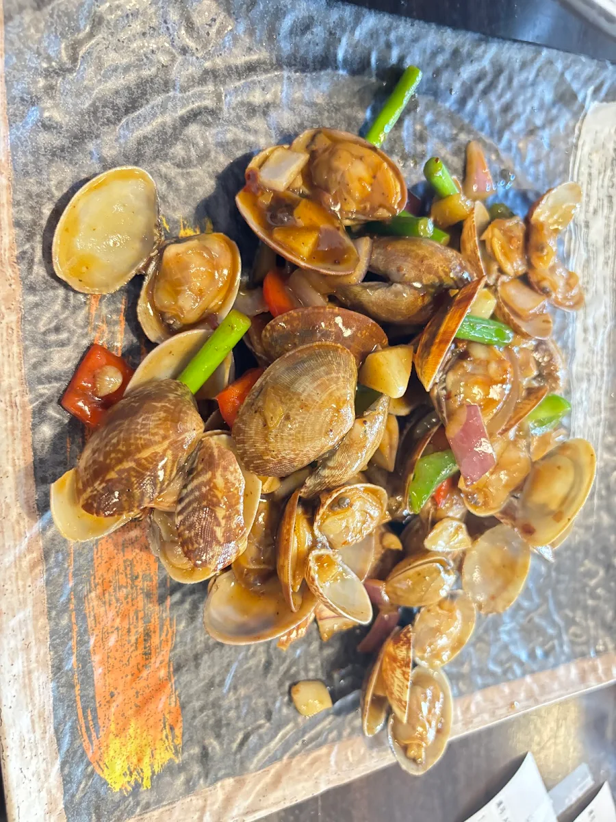 stirfried clams 爆炒花甲